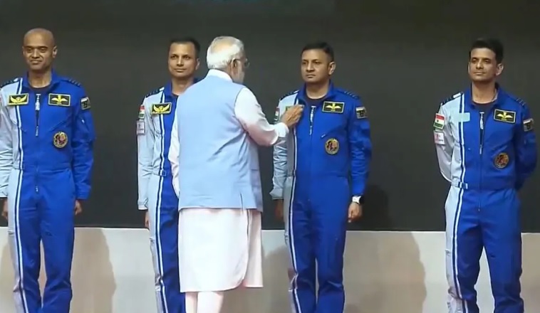 PM Modi Announces Four Astronauts Selected for Gaganyaan Mission