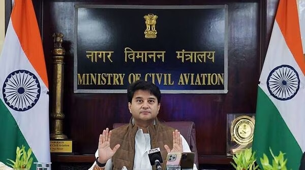 Aviation Minister Jyotiraditya Scindia