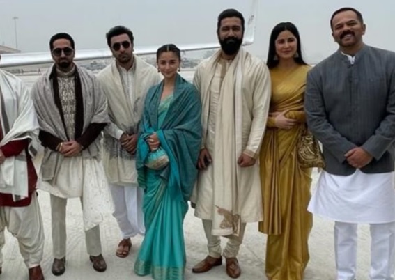 Alia Bhatt, Ranbir Kapoor, Katrina Kaif, Vicky Kaushal unite post Ram Mandir event