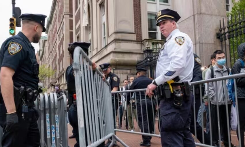  Police Enter Columbia University, Detain Pro-Palestinian Protesters