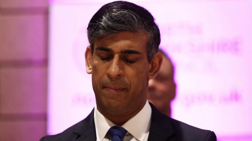 UK PM Rishi Sunak Concedes Defeat in Polls, Says 'I Am Sorry'