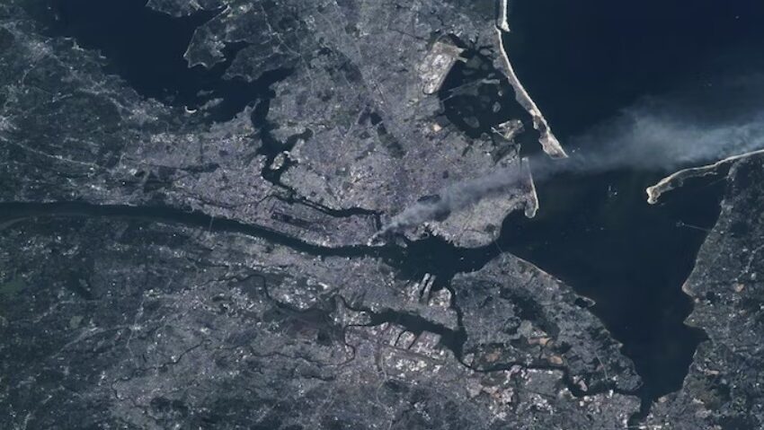  Nasa Releases Haunting Image of 9/11 Attacks from Space