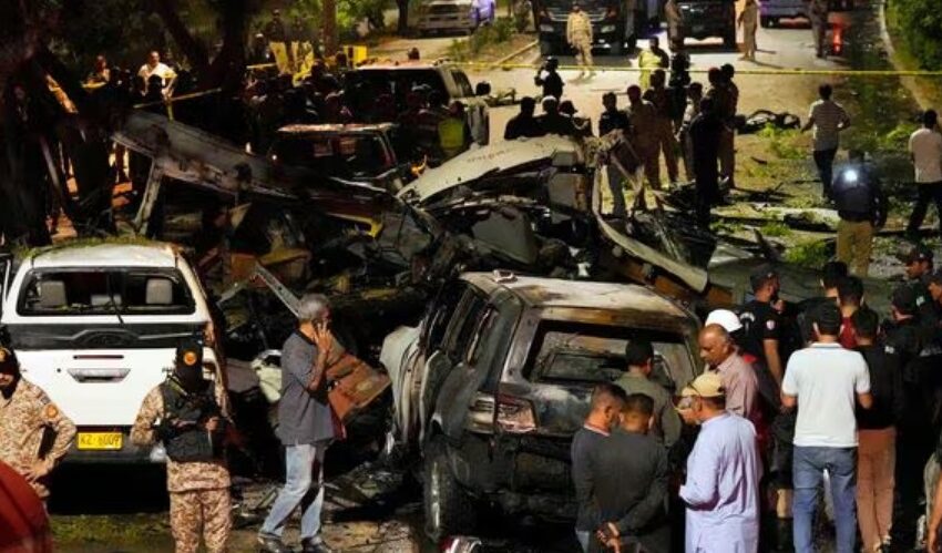  China responds after two of its citizens were killed in a blast at Karachi airport, saying they will “severely punish…”