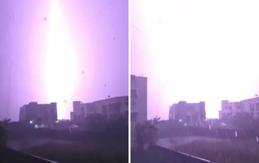  Chennai rain: Spectacular lightning bolt illuminates night sky in ‘scary yet captivating’ video