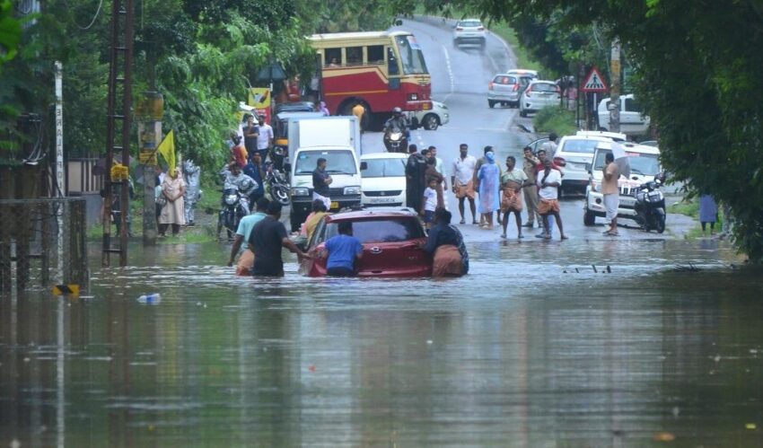IMD Issues Red Alert in Three Kerala Districts as Strengthening Low-Pressure System Boosts Monsoon Winds
