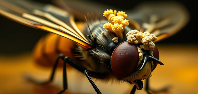 99-Million-Year-Old Amber Reveals Fungus Turned Flies Into Zombies Long Before Humans Existed