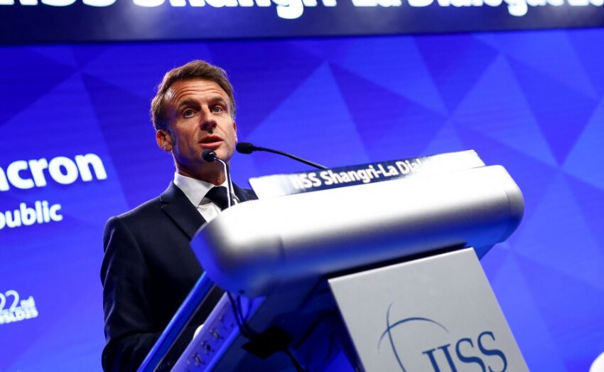  Macron Urges Europe-Asia Unity Amid Rising U.S.-China Tensions