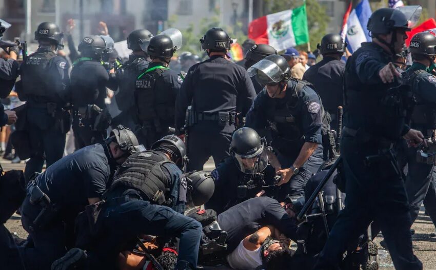 California Governor Slams Trump’s Troop Deployment in LA as “Acts of a Dictator”