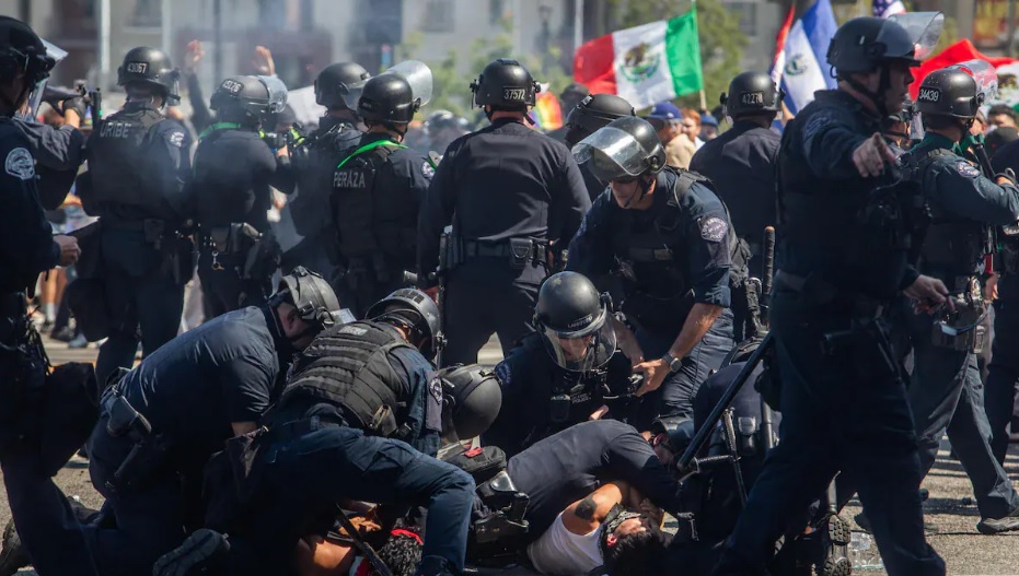 California Governor Slams Trump’s Troop Deployment in LA as “Acts of a Dictator”