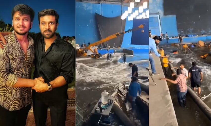  Ram Charan’s ‘The India House’ Set Flooded, Crew Injured as Shocking Video Goes Viral